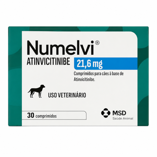 Numelvi 21,6mg  Tratamento para Coceira em Cães 30 comprimidos