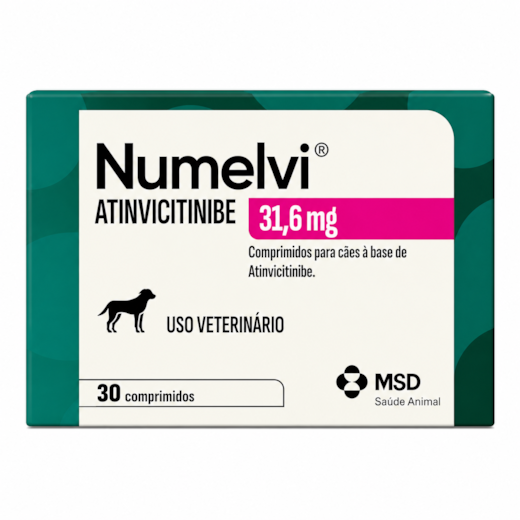 Numelvi 31,6mg  Tratamento para Coceira em Cães 30 comprimidos