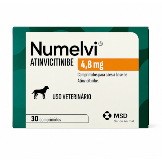 Numelvi 4,8mg  Tratamento para Coceira em Cães 30 comprimidos