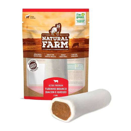 Osso Tubinho Branco Bacon e Queijo 1x1