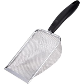 Pá inox para areia de gato