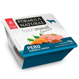 Pate Cães Fórmula Natural Adulto Peru 70Gr Fresh Meat
