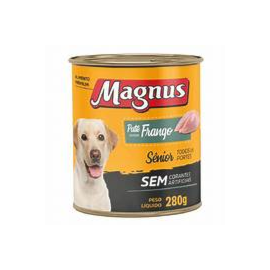 Patê Cães Magnus Adulto Frango 280g Sênior