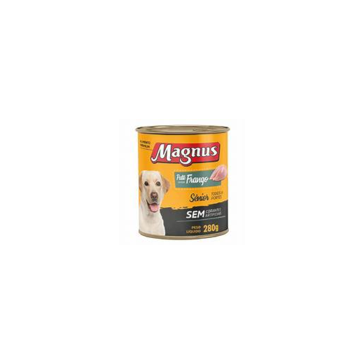 Patê Cães Magnus Adulto Frango 280g Sênior