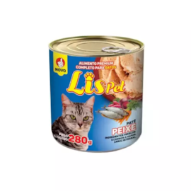 Patê Gato Lispet Peixe Adulto 280g