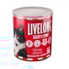 PATE LIVELONG GATO DELICIAS DE CARNE 300GR