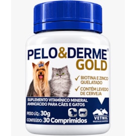 Pelo e Derme Gold 30 comprimidos