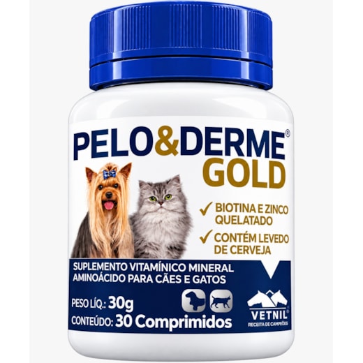 Pelo e Derme Gold 30 comprimidos