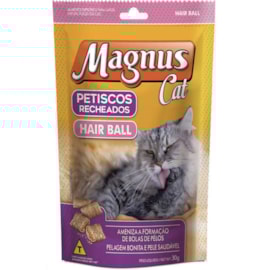 PETISCO MAGNUS CAT RECHEADO HAIR BALL 30GR