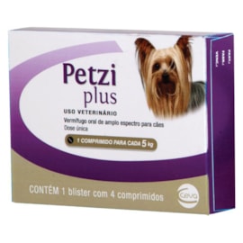 PETZI PLUS 400MG 4COMPR