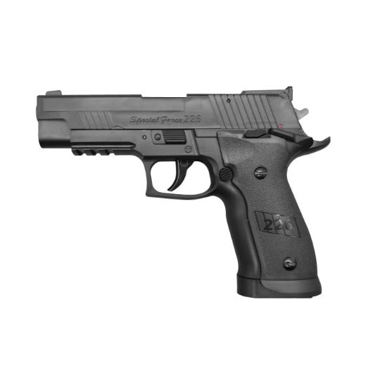 Pistola De Pressão QGK Airsoft A1 92 SAG 4.5mm CO2 preta