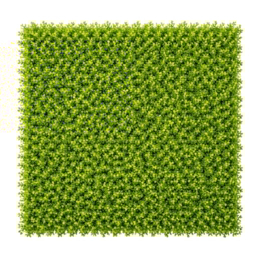 Placa de Planta Artificial Buxinho Pendente 50x50