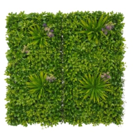 Placa de Planta Artificial Buxinho Tropical 100x100