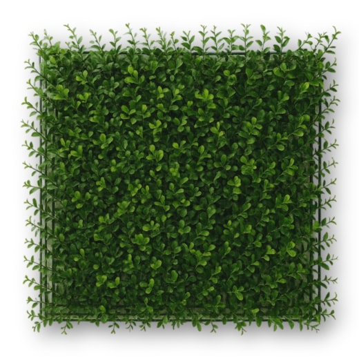 Placa de Planta Artificial Buxinho Verde 50x50