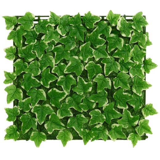 Placa de Planta Artificial Hera/Variegata 50x50