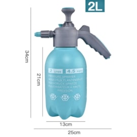 Pulverizador Sprayer Manual Verde 2 Litros com Bico Extra