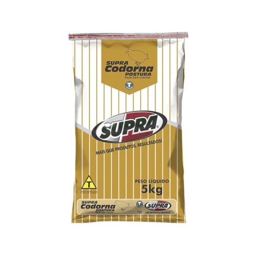 Racao Aves Codorna 5kg Postura Supra 074T