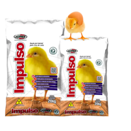 Ração Aves Inicial 20kg Impluso Supra