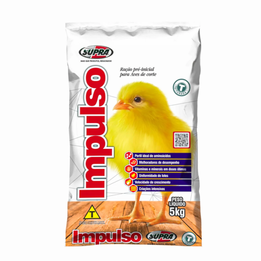 Ração Aves Inicial 5kg Impulso Supra