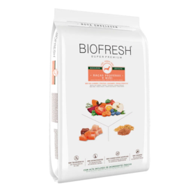 Ração Cães BioFresh Adulto Mini/Pequeno 01KG Mix de Carnes