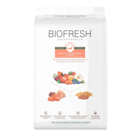 Ração Cães BioFresh Adulto Mini/Pequeno 01KG Mix de Carnes
