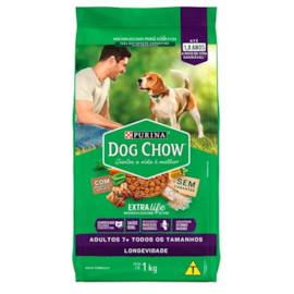 Ração Cães Dog Chow Adulto 7+ Frango/Arroz 15KG