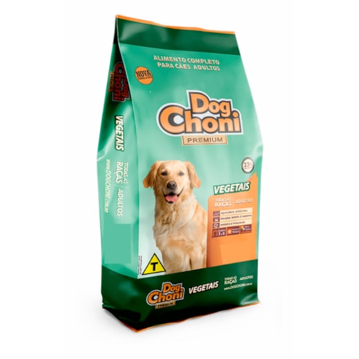 RAÇÃO CÃES DOGCHONI VEGETAIS 01KG