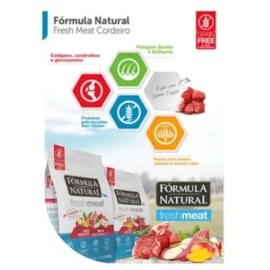 RACAO CAES FORMULA NAT. AD F.M 2,5KG MINI/PEQ CORDEIRO