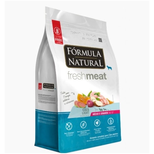 Ração Cães Fórmula Natural Ad Fresh Meat 2,5Kg M.G Light