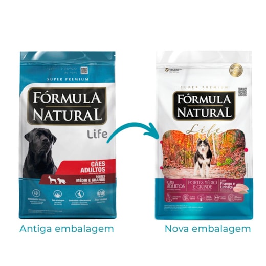 Ração Cães Fórmula Natural Ad Life 15Kg Médio/Grande