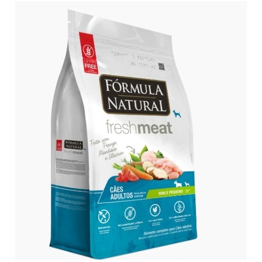 Racao Caes Formula Natural Adulto Fresh Meat 1Kg Mini/Peque