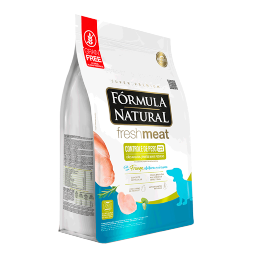 Ração Cães Fórmula Natural Adulto Fresh Meat 1KG Mini/Pequeno Controle Peso