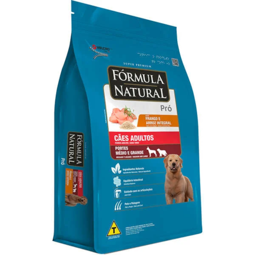 Ração Cães Fórmula Natural Adulto Pró 15KG Médio/Grande