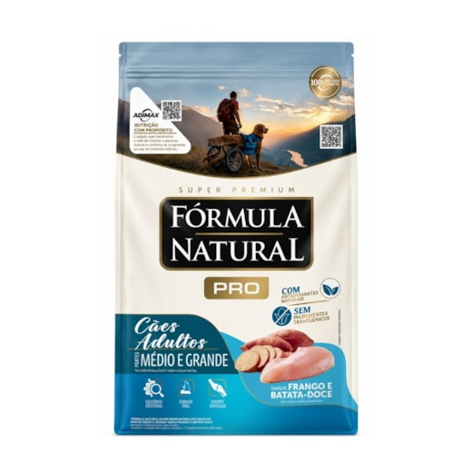 Ração Cães Fórmula Natural Adulto Pró 15KG Médio/Grande