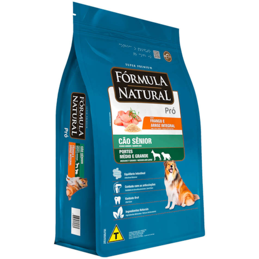 Ração Cães Fórmula Natural Adulto Pró 15KG Médio/Grande Sênior