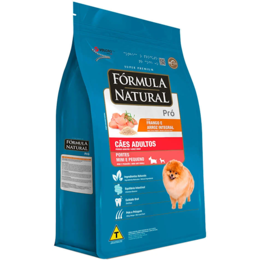 Ração Cães Fórmula Natural Adulto Pró 20KG Mini/Pequeno