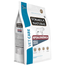 Ração Cães Fórmula Natural Adulto Vet Care 10KG Hipoalergênica