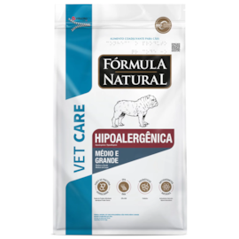 Ração Cães Fórmula Natural Adulto Vet Care 2KG Hipoalergênica Médio/Grande