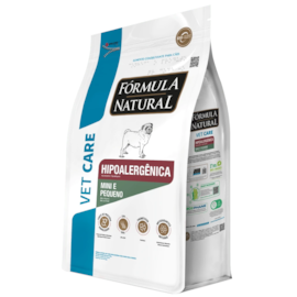 Ração Cães Fórmula Natural Adulto Vet Care 2KG Hipoalergênica Mini/Pequeno