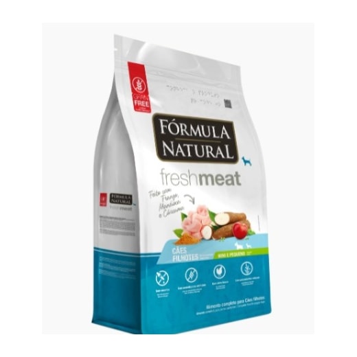 Ração Cães Fórmula Natural Filhote Fresh Meat 2,5KG Mini/Pequeno Frango