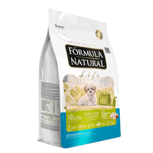 Ração Cães Fórmula Natural Filhote Life 1KG Mini/Pequeno Frango