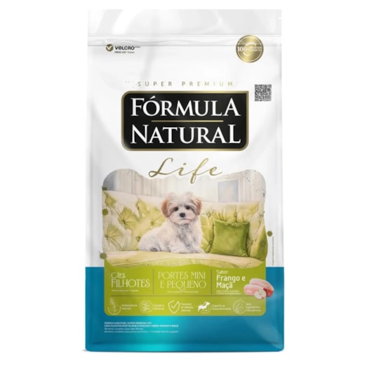 Ração Cães formula Natural Filhote Life Mini e Pequeno 10,1kg