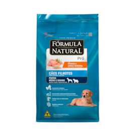 Ração Cães Fórmula Natural Filhote Pró 15KG Médio/Grande Frango