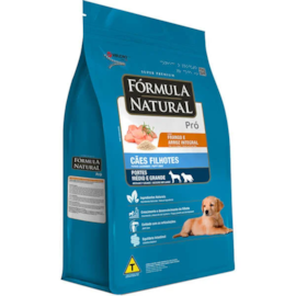 Ração Cães Fórmula Natural Filhote Pró 15KG Médio/Grande Frango