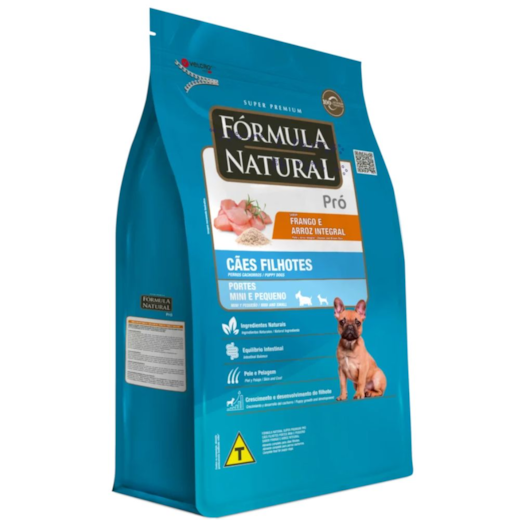 Ração Cães Fórmula Natural Filhote Pró 2,5KG Mini/Pequeno Frango