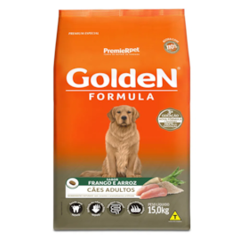 Ração Cães Golden Adulto Frango e Arroz 15kg