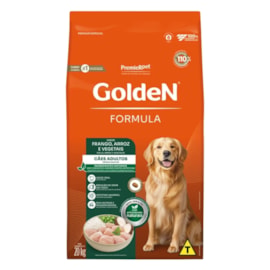 Ração Cães Golden Adulto Frango e Arroz 20kg