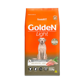 Ração Cães Golden Adulto Frango e Arroz Light 15kg