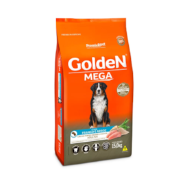 Ração Cães Golden Adulto Frango e Arroz Mega 15kg