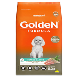 Ração Cães Golden Adulto Frango e Arroz Mini Bits 15kg